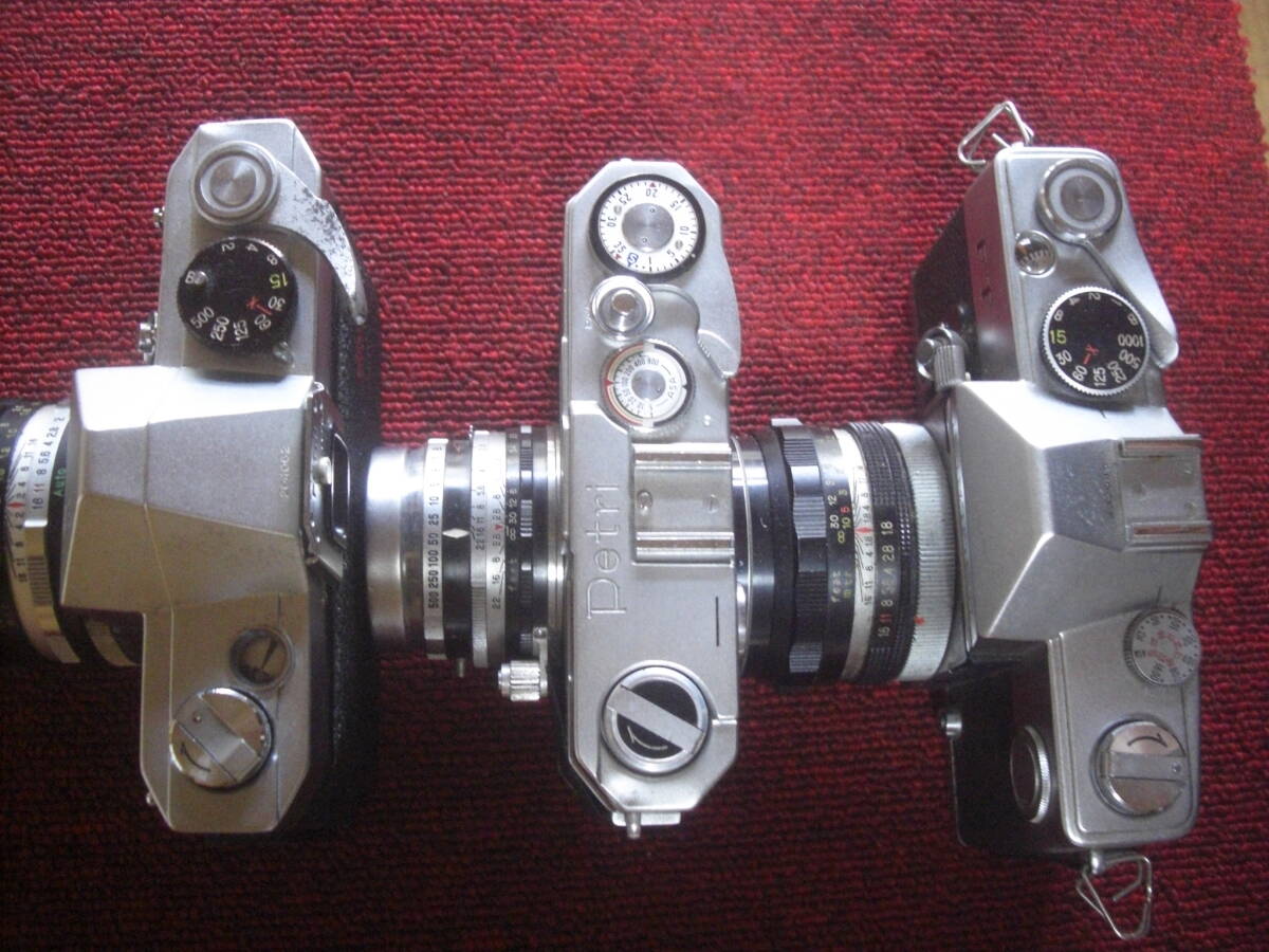 クラッシックカメラ　ペトリ　PETRI　合計3台　ジャンク　bj3_画像2