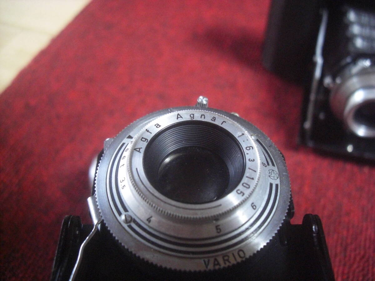 クラッシックカメラ 蛇腹カメラ ZEISS IKON オリンパスSIX  FOLDEX-20 アンスコ アグファ 合計5台 ジャンク bj6の画像3