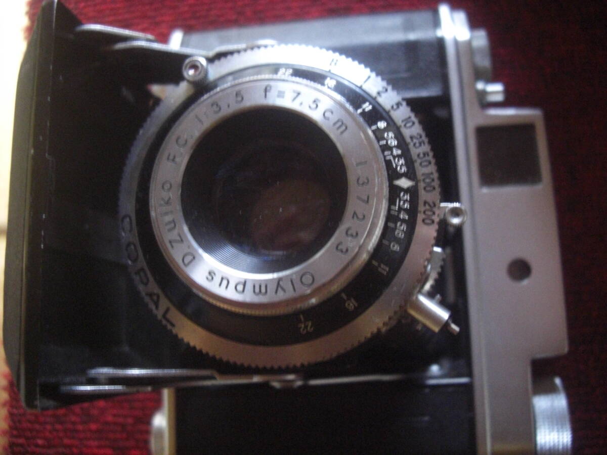 クラッシックカメラ 蛇腹カメラ ZEISS IKON オリンパスSIX  FOLDEX-20 アンスコ アグファ 合計5台 ジャンク bj6の画像5