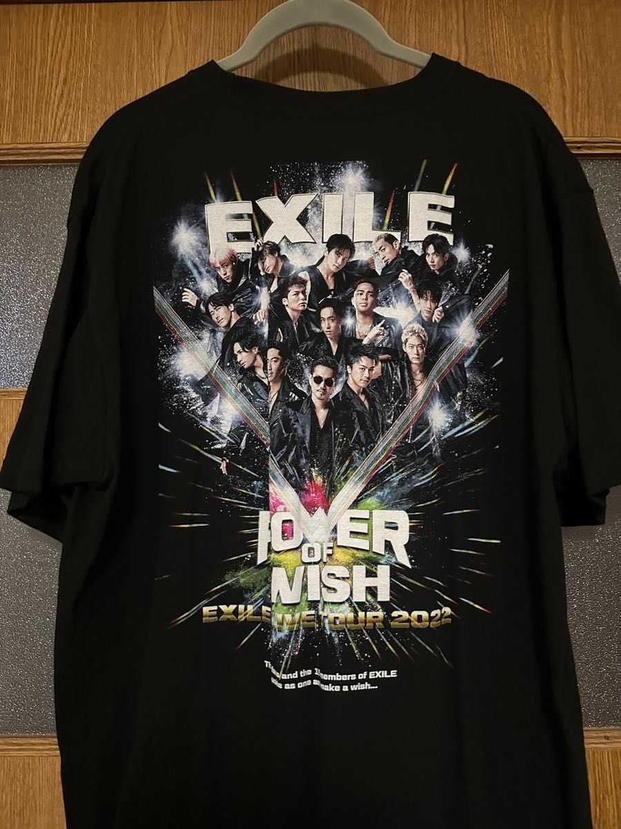 EXILE ライブツアー 2022 power of wish 半袖 Tシャツ ライブT EXILE ライブツアー 2022 power of wish 半袖 Tシャツ ライブT