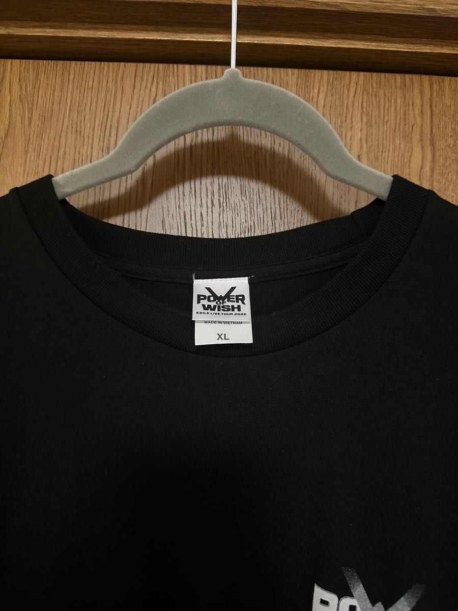 EXILE ライブツアー 2022 power of wish 半袖 Tシャツ ライブT EXILE ライブツアー 2022 power of wish 半袖 Tシャツ ライブT