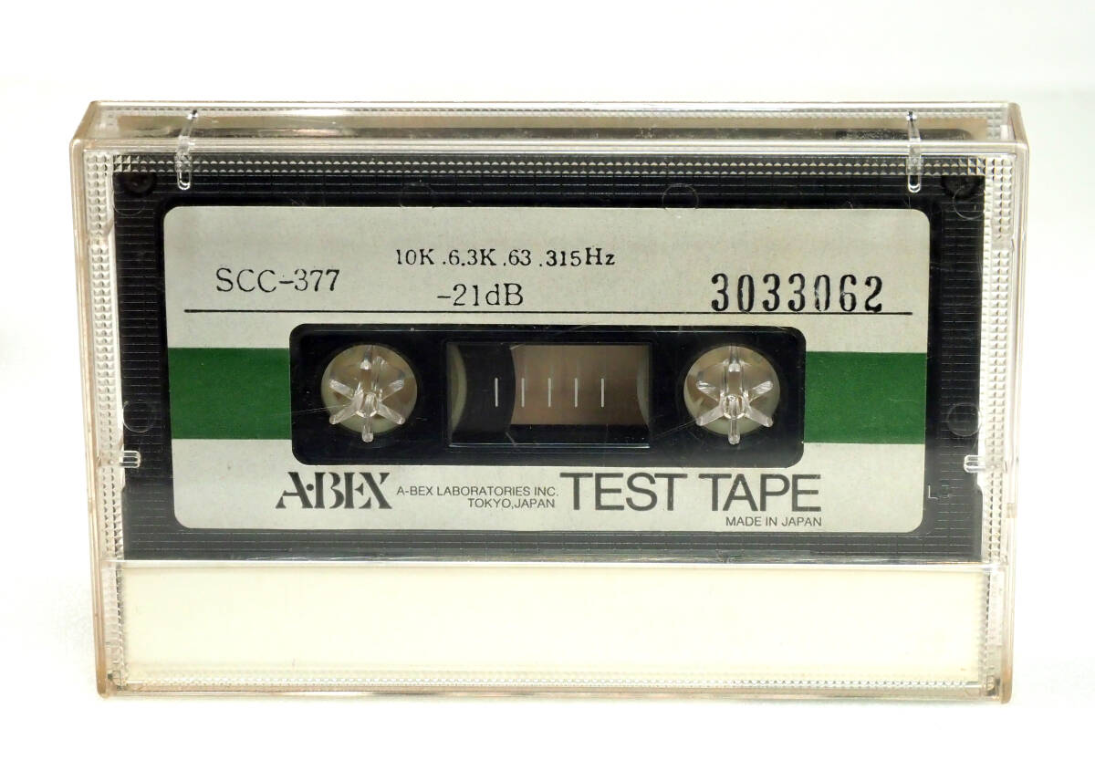 ★ABEX・エーベックス■TEST TAPE■SCC-377■中古品・ジャンク扱い★クリップポスト限定送料無料★_画像1