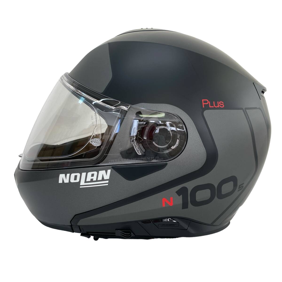 【美品】 NOLAN ノーラン システムヘルメット N100-5 PLUS Lサイズ 黒系 ブラック系 7688-120の画像5