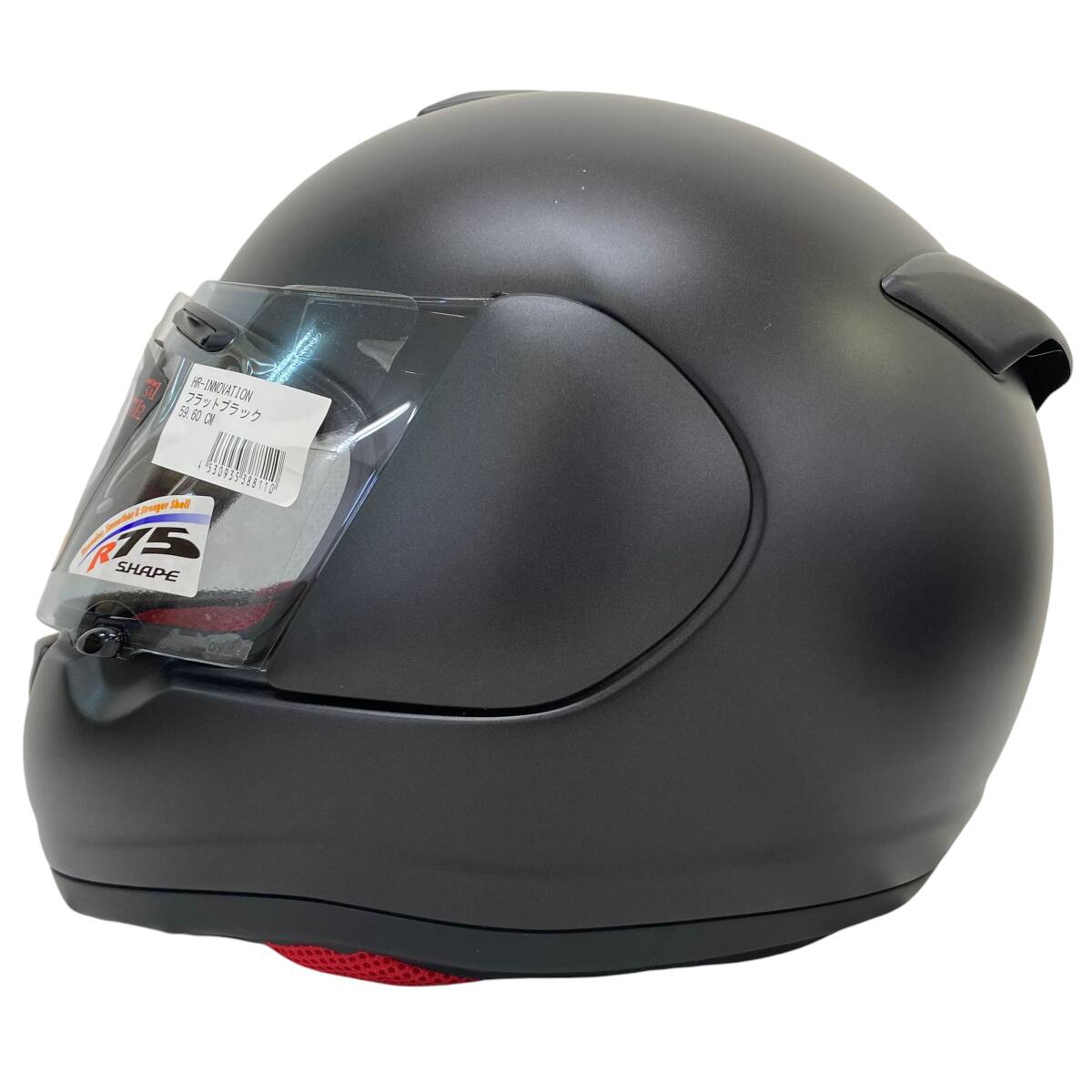 【美品】 Arai アライ HR INNOVATION フルフェイスヘルメット マットブラック 黒系 ブラック系 L(59-60㎝)  8011-100の画像4