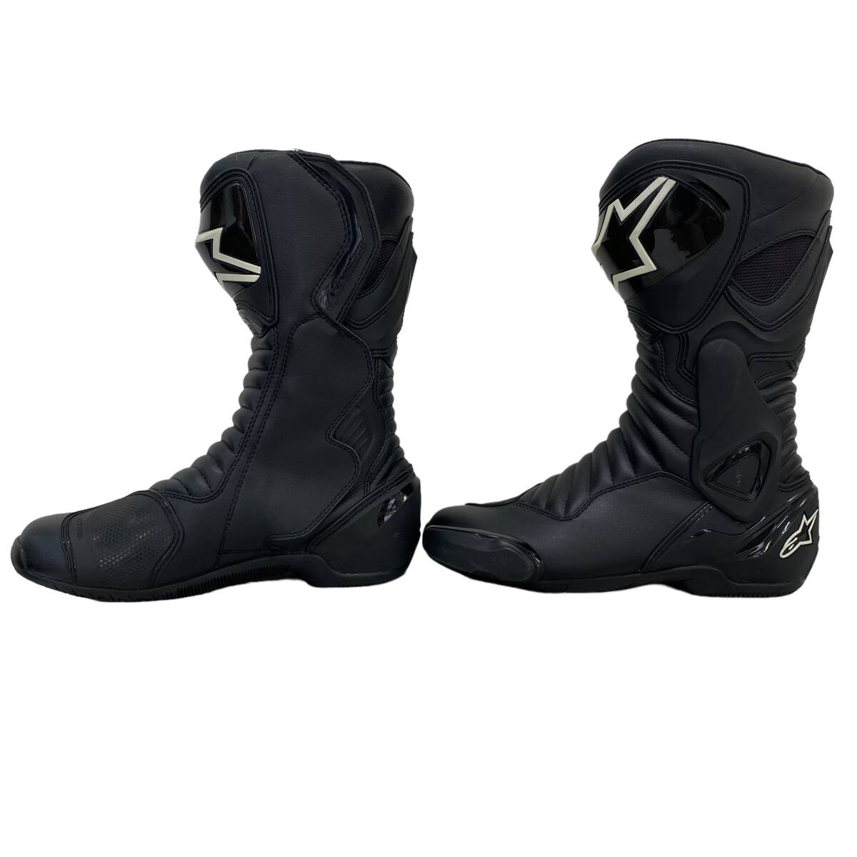 【美品】 alpinestars アルパインスターズ SMX-6 V2 レーシングブーツ 　黒系　ブラック系　26.5㎝　8012-100_画像3