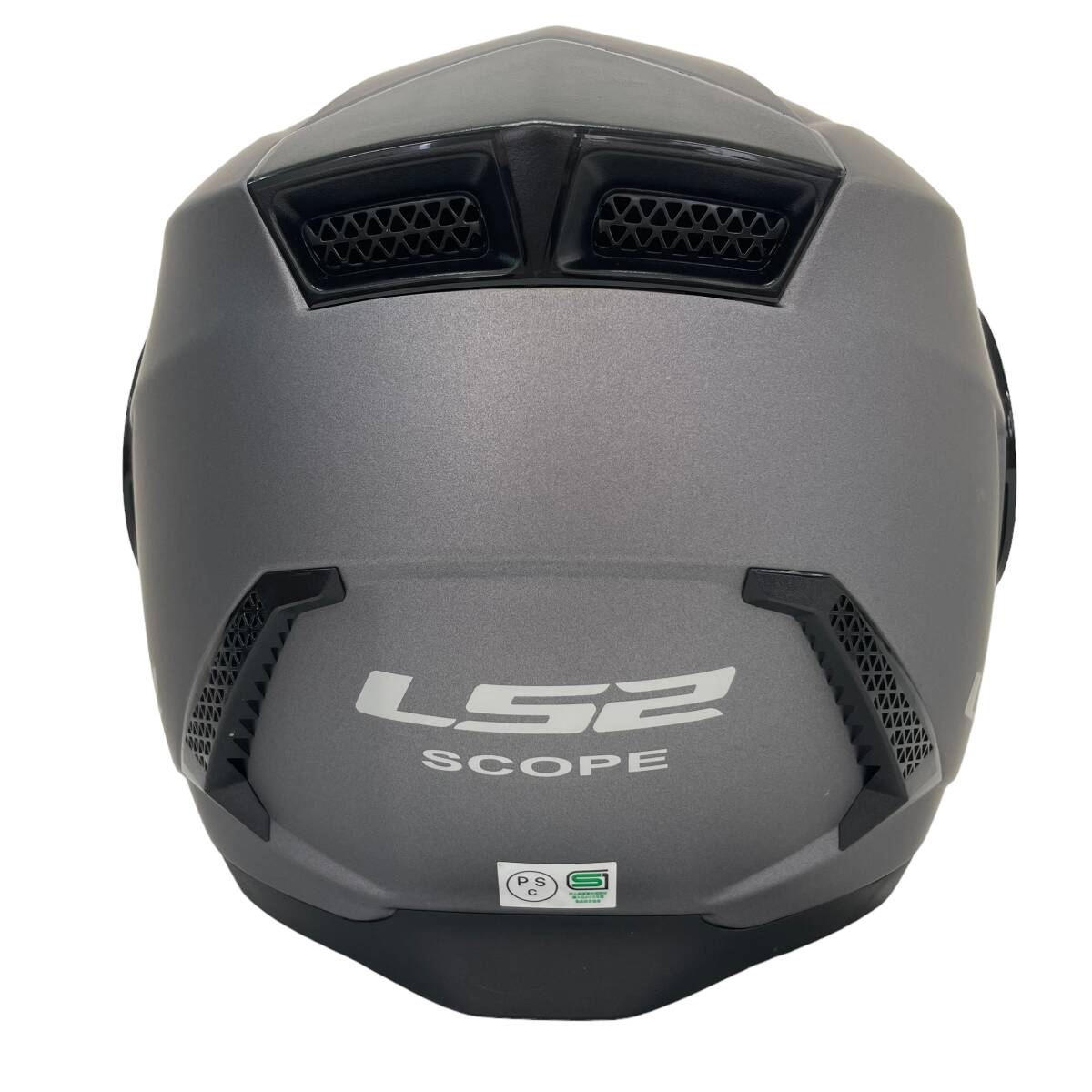 【美品】 LS2 SCOPE スコープ システムヘルメット グレー系/ブラック系 Lサイズ 8342-120の画像5