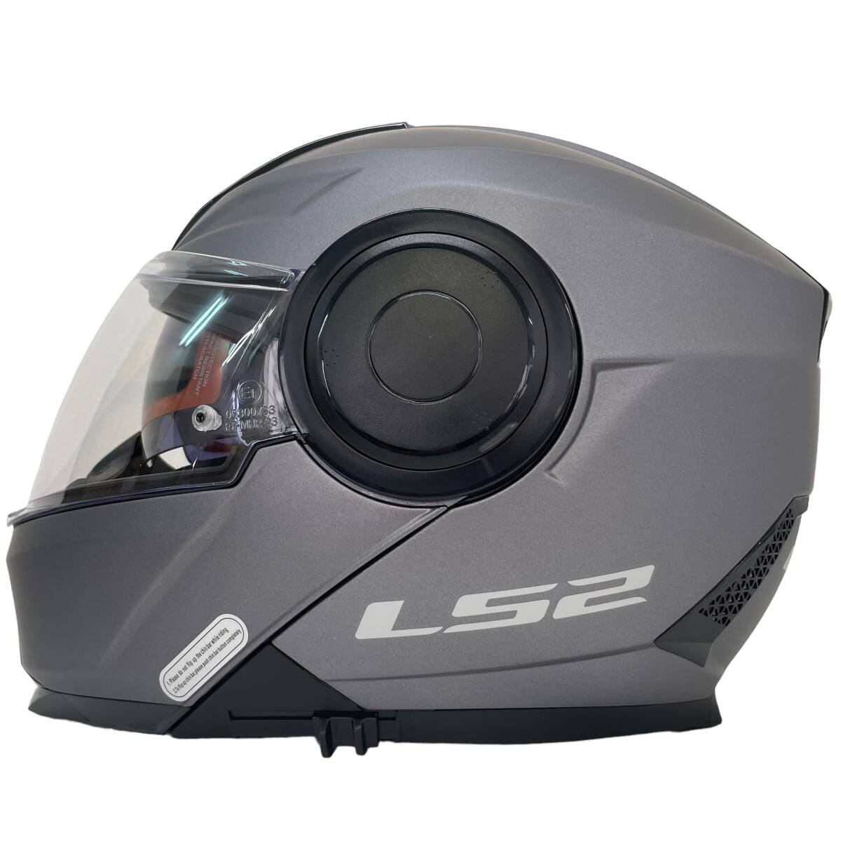 【美品】 LS2 SCOPE スコープ システムヘルメット グレー系/ブラック系 Lサイズ 8342-120の画像6