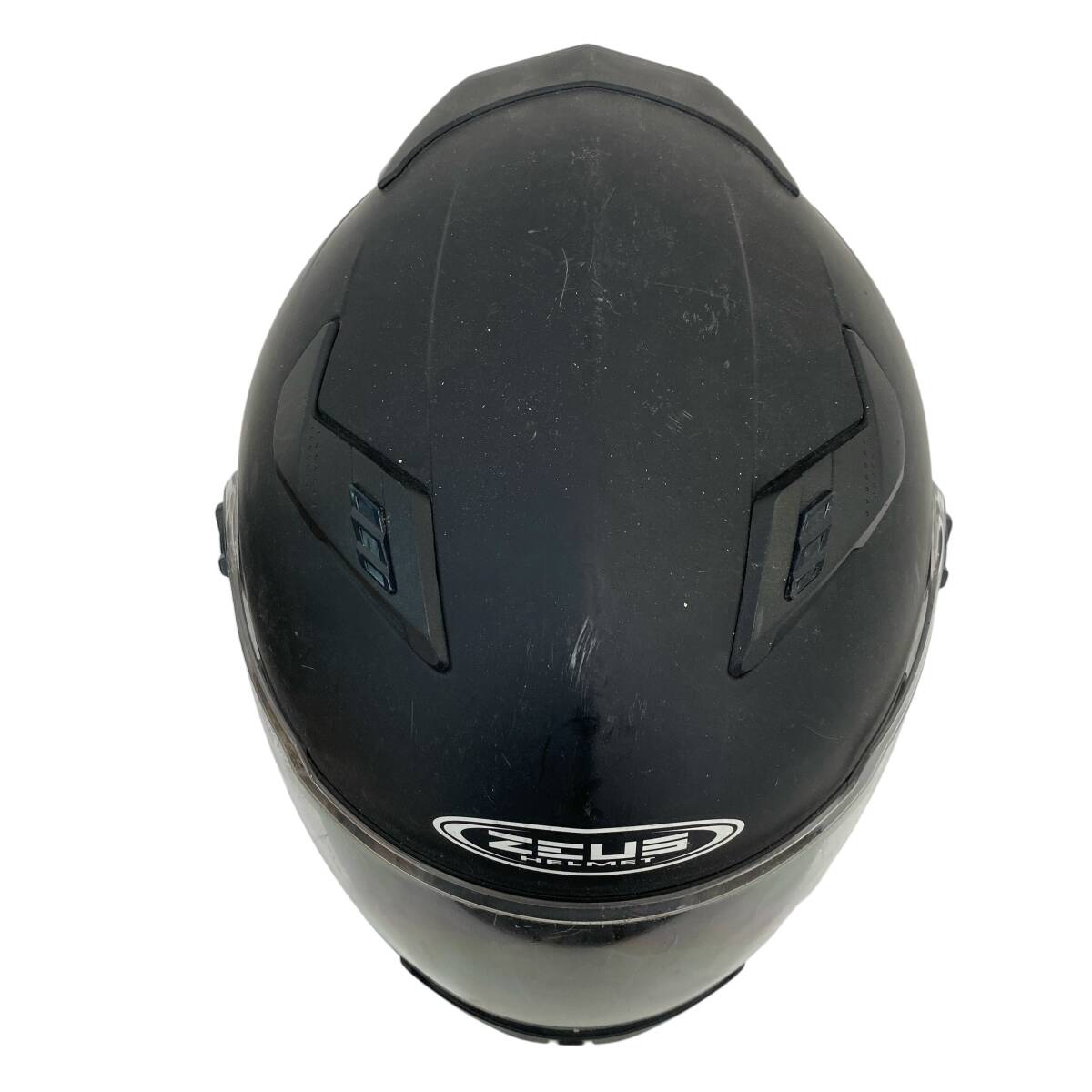 【即決】 NANKAI ナンカイ ZEUS フルフェイスヘルメット　NAZ-105 Lサイズ 黒系 ブラック系 8020-100_画像3