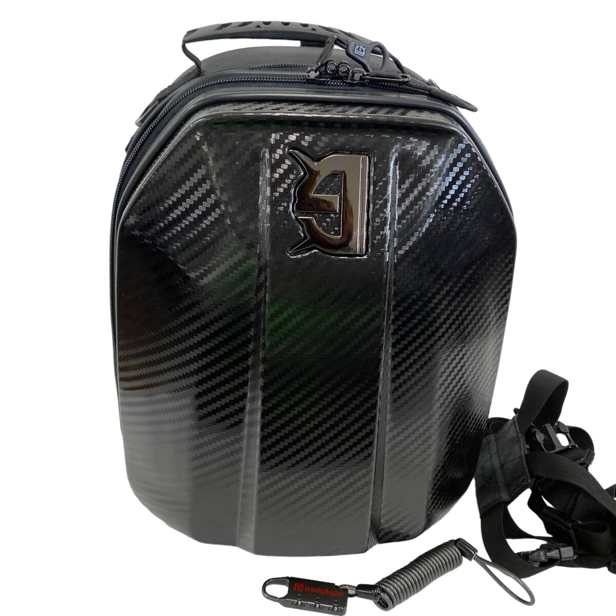 【即決】 GHOST RACING ヘルメットバッグ シートバッグ 23Lサイズ ブラック系 黒系 8254-100_画像1