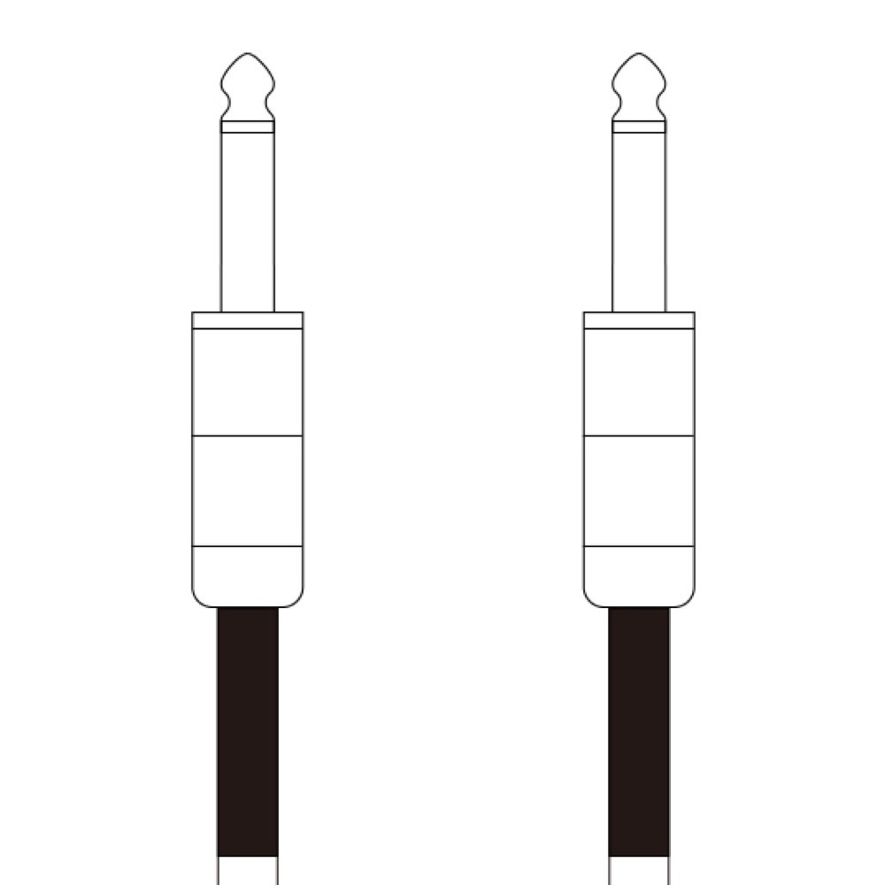 KAMINARI 迅雷 K-JR3SS 3m 楽器用ケーブル_画像2