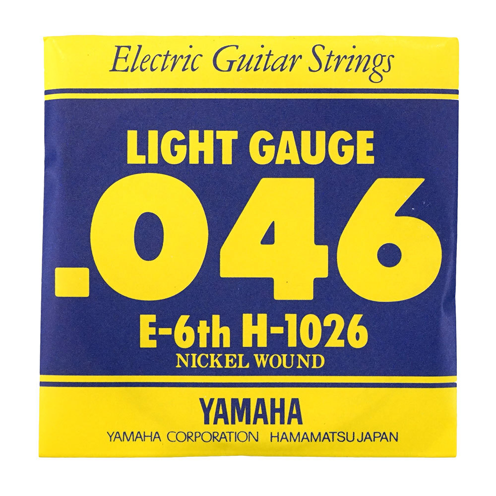 ヤマハ YAMAHA H1026 エレキギター用 バラ弦 6弦×6本_画像1