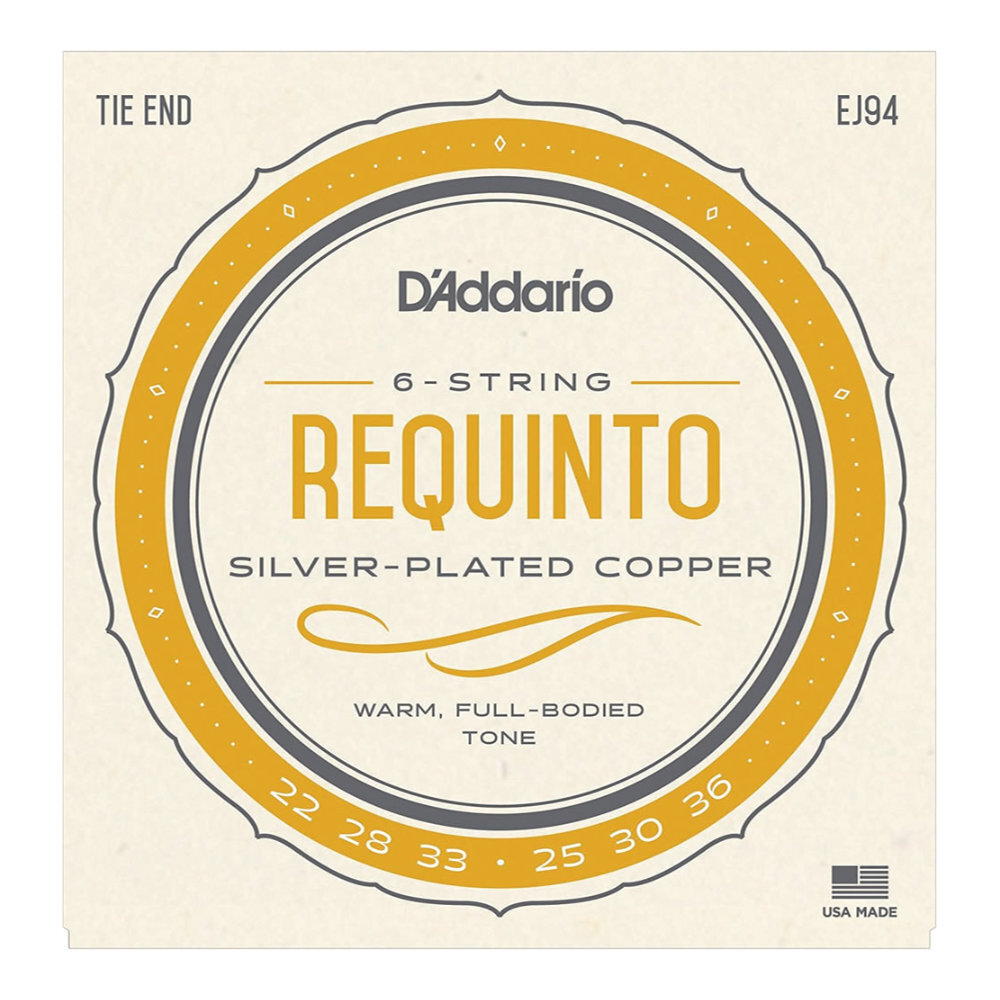 D\'Addario D'Addario EJ94 Requintore gold to guitar string 