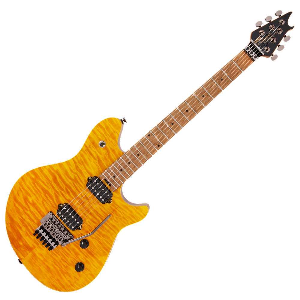 EVH イーブイエイチ Wolfgang WG Standard QM, Baked Maple Fingerboard, Transparent Amber エレキギター_画像1