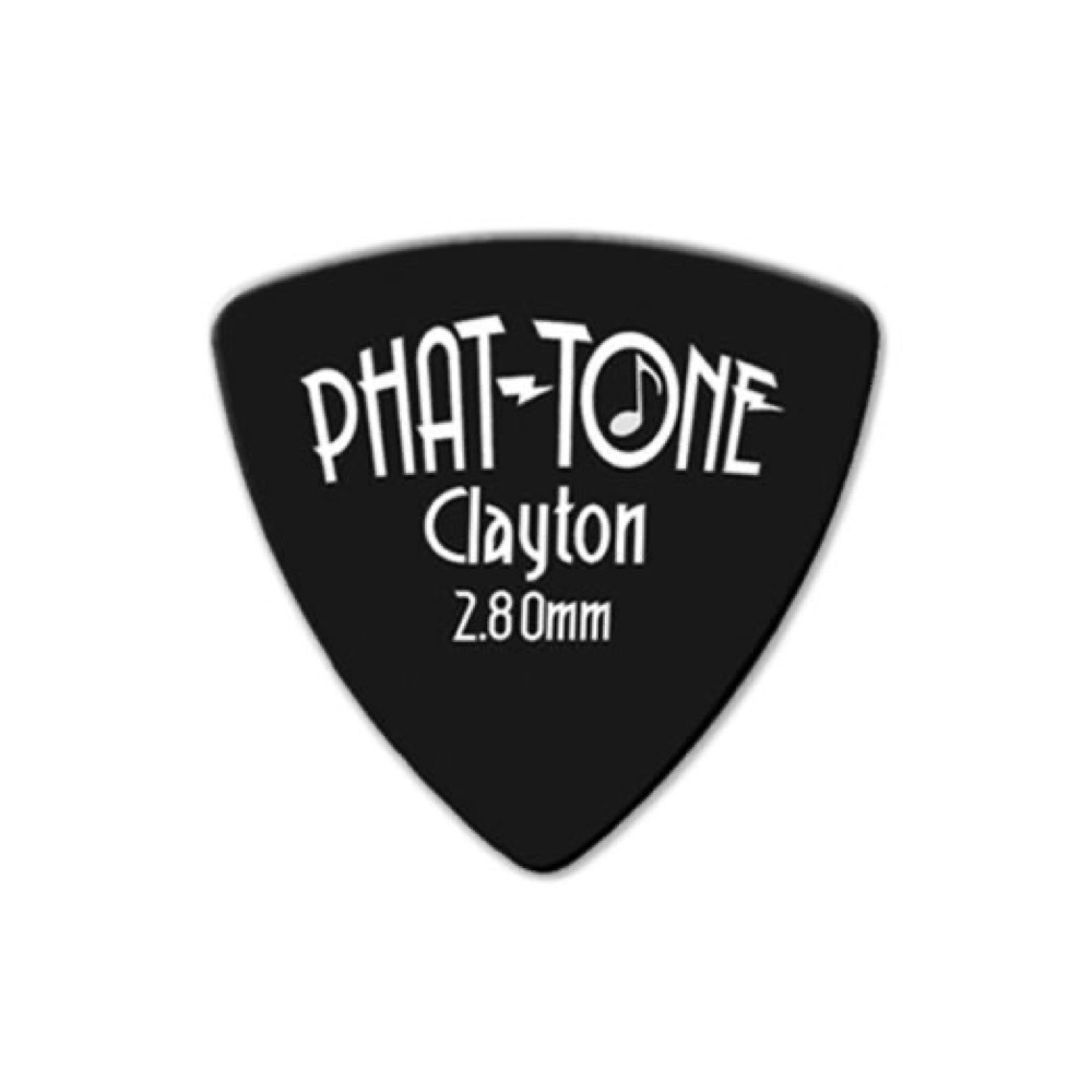 Clayton USA クレイトン PTRT/3 Phat-Tone 2.80mm トライアングル ベースピック ギターピック×3枚_画像1