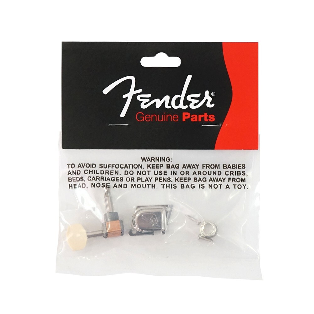 フェンダー Fender 65 Mustang Reissue Tuner Nickel with Cream Buttons ギターペグ 1個_画像1