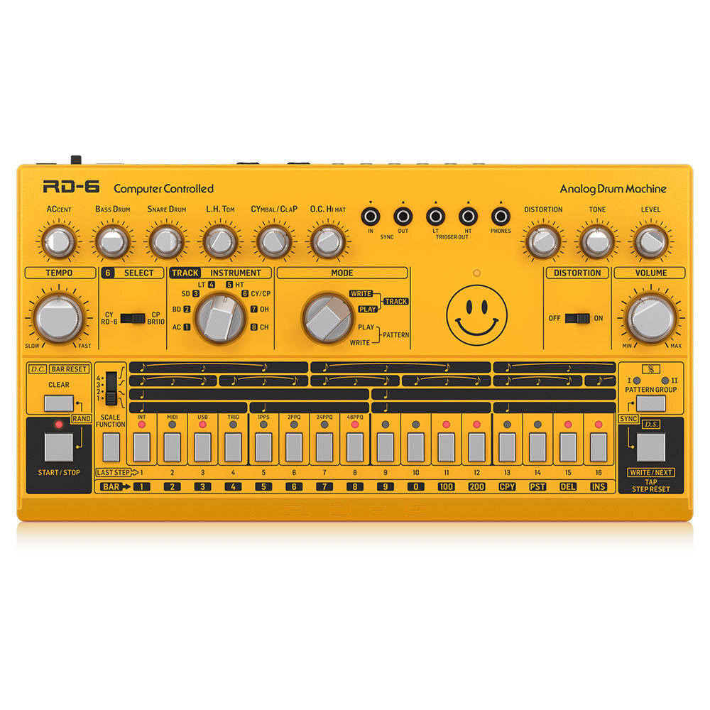  ритм-машина  ... BEHRINGER RD-6-AM Rhythm Designer  аналоговый  ритм-машина   драм-машина   ... дизайнер   секвенсор  