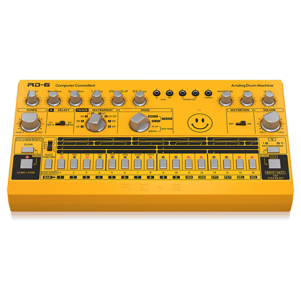  ритм-машина  ... BEHRINGER RD-6-AM Rhythm Designer  аналоговый  ритм-машина   драм-машина   ... дизайнер   секвенсор  