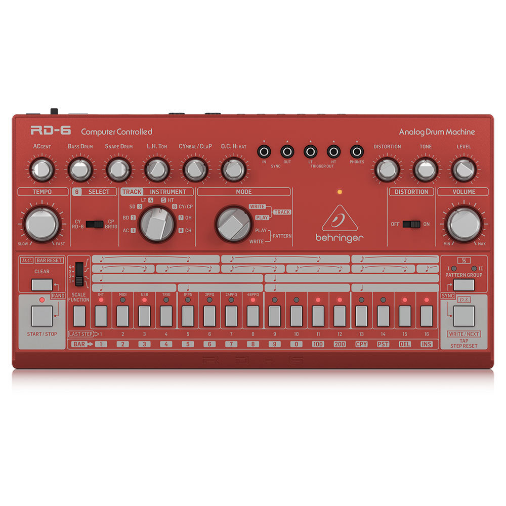  ритм-бокс Behringer BEHRINGER RD-6-RD Rhythm Designer аналог ритм-бокс барабан механизм ритм designer секвенсор 