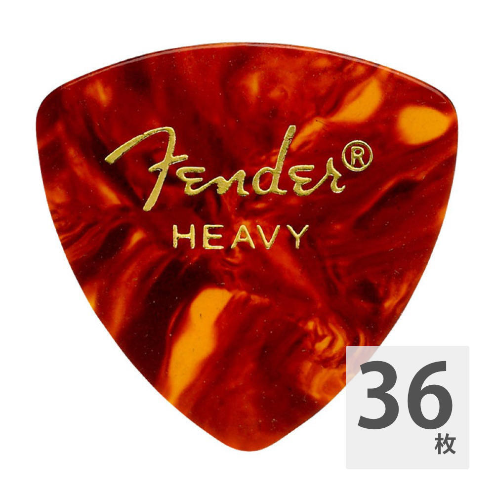 フェンダー ギターピック 36枚 セット ヘビー 346 Shape Picks Shell Heavy Fenderの画像1