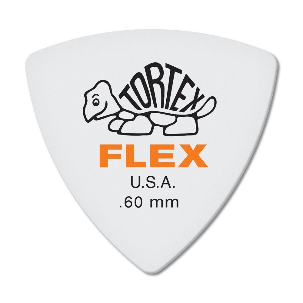 JIM DUNLOP 456 Tortex Flex Triangle 0.60mm ギターピック×12枚_画像1