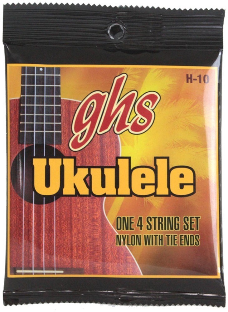 GHS H-10/Hawaiian Ukulele Black Nylon ウクレレ弦_画像1
