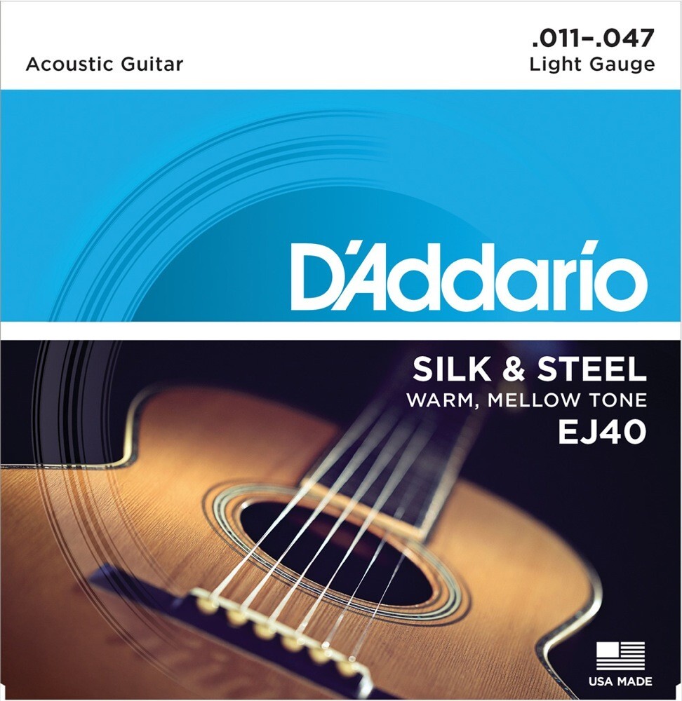 ダダリオ D'Addario EJ40 SV.Plated Wound 011-047 アコースティックギター弦_画像1