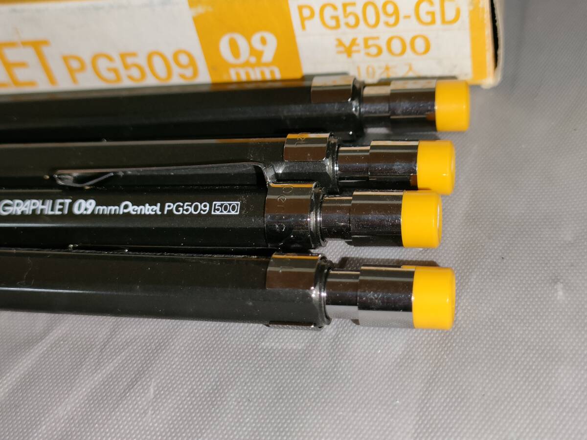 ぺんてる シャープペン グラフレット 0.9mm PG509-GD Pentel GRAPHLETの画像8