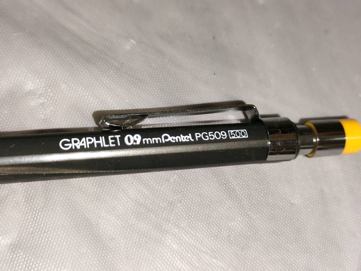 ぺんてる シャープペン グラフレット 0.9mm PG509-GD Pentel GRAPHLET