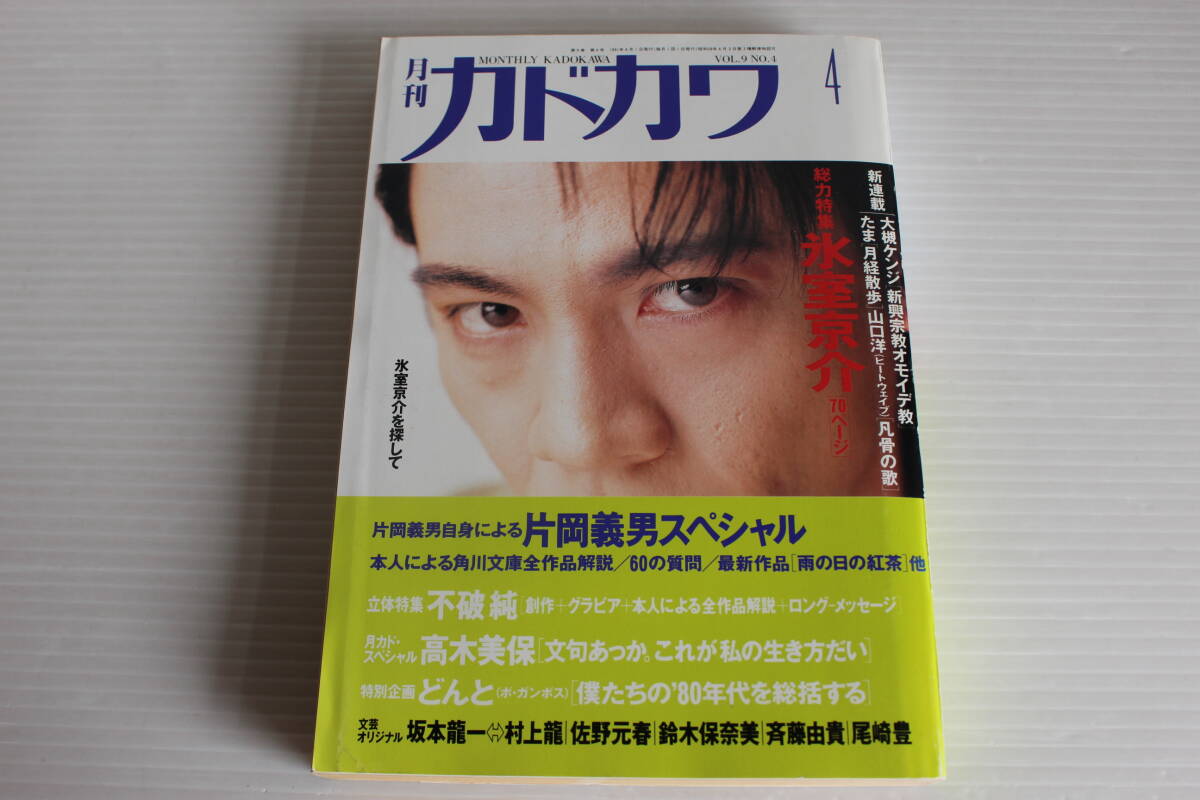 月刊カドカワ　1991年4月　総力特集　氷室京介　絶版　希少　レア
