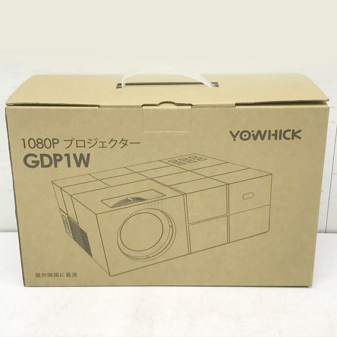 C5124YO *0420_3 dent [ beautiful goods ] Home projector YOWHICK GDP1JPG 5GWiFi 4K correspondence Bluetooth5.3 consumer electronics AV equipment image equipment 