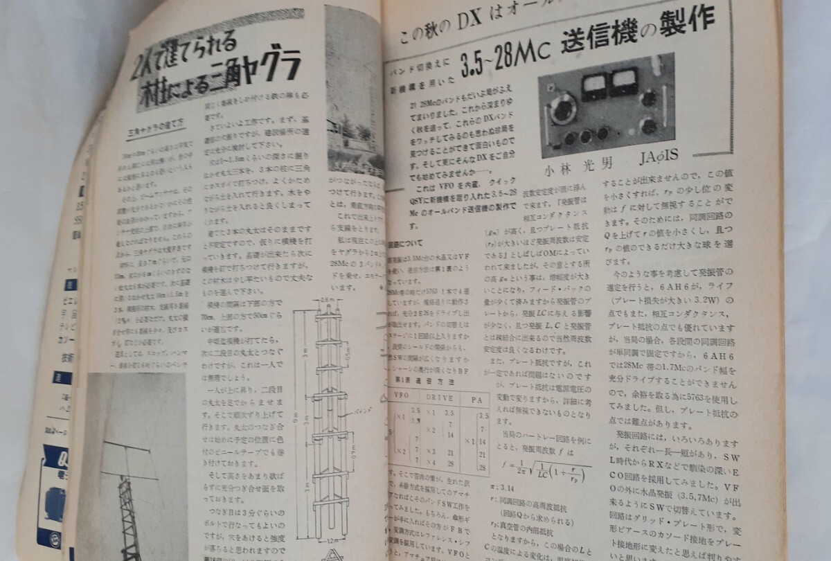 CQ誌 1962年11月号 アマチュア無線 古本の画像7