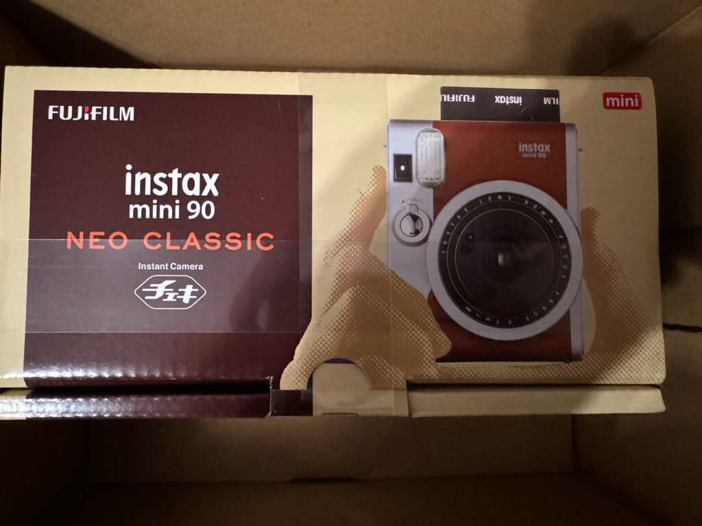 新品未開封 送料無料 チェキ instax mini 90 NEO CLASSIC インスタックス ミニ ネオクラシック インスタントカメラの画像1