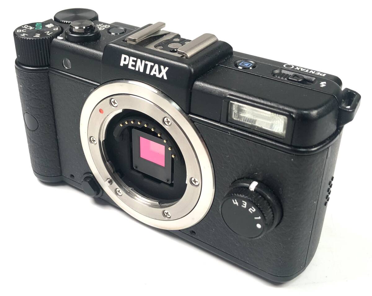 PENTAX Q ボディ（黒/ペンタックス/ミラーレス/デジタルカメラ/バッテリー欠品/JUNK）の画像1