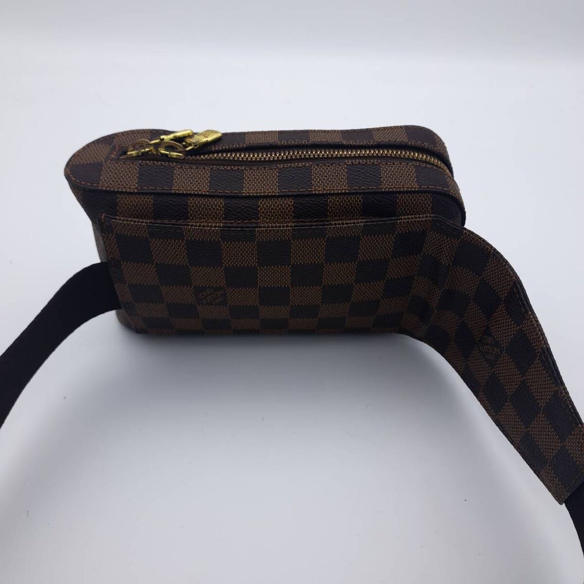 LOUIS VUITTON 最高級美品ダミエ エベヌ ジェロニモス ボディバッグ ルイヴィトン ショルダーバッグ BRW ブラウン ボディバックショルダーの画像3