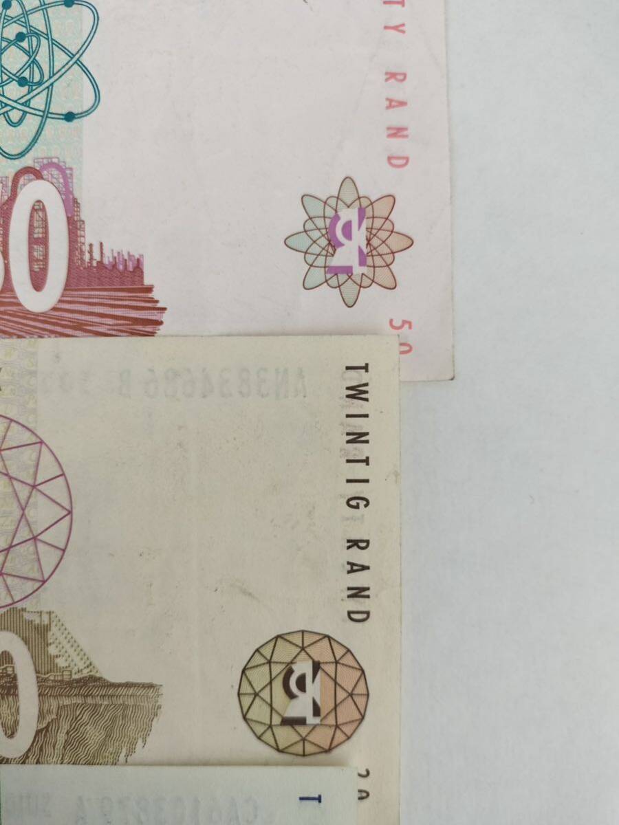 A 2176.南アフリカ4種 紙幣 旧紙幣 外国紙幣_画像5