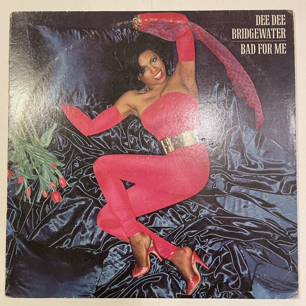 【LP】Dee Dee Bridgewater 「Bad For Me」Elektra 6E-188/It's The Falling In Loveカバー収録の画像1