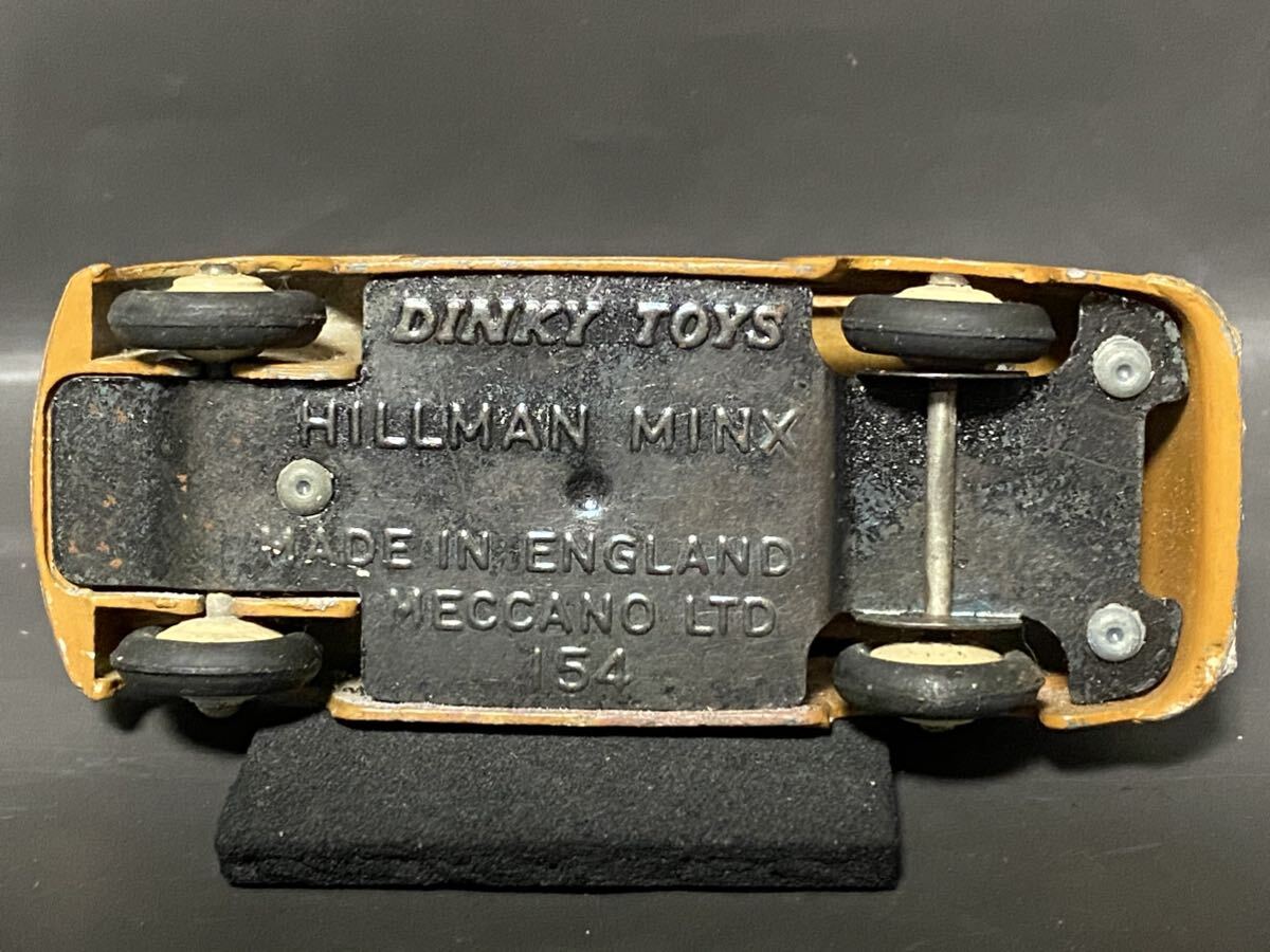 英 Dinky Toys #154 Hillman Minx  ディンキー 40シリーズ ヒルマン ミンクス 絶版 ビンテージ vintage Meccano England GB UKの画像7