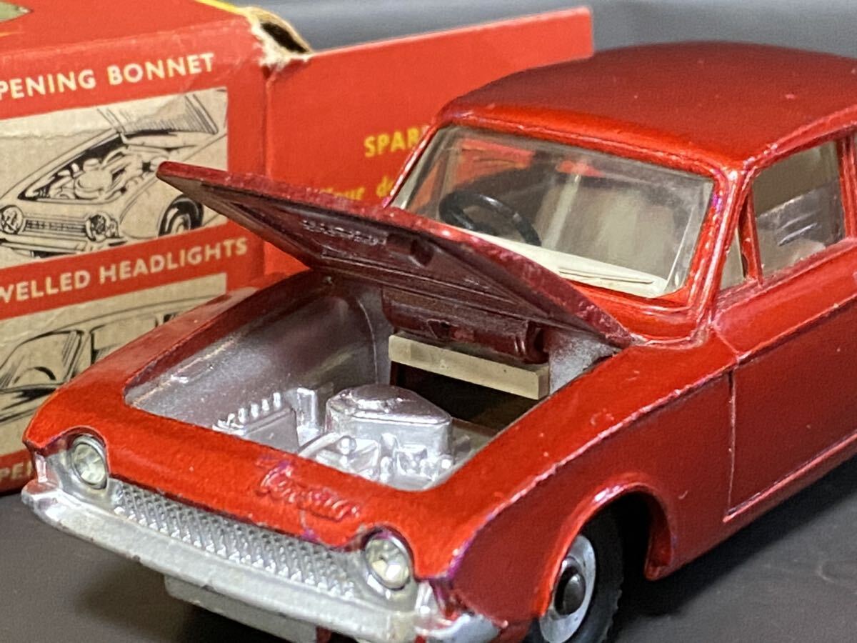 英 Dinky Toys #130 Ford Consul Corsair  ディンキー フォード コンサル コルセア ビンテージ vintage Meccano England GB UKの画像9