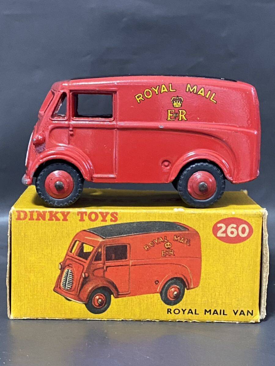 【original】英 Dinky Toys #260 Morris Royal Mail Van  ディンキー モリス バン 郵便 オリジナル 箱付 vintage Meccano Englandの画像3