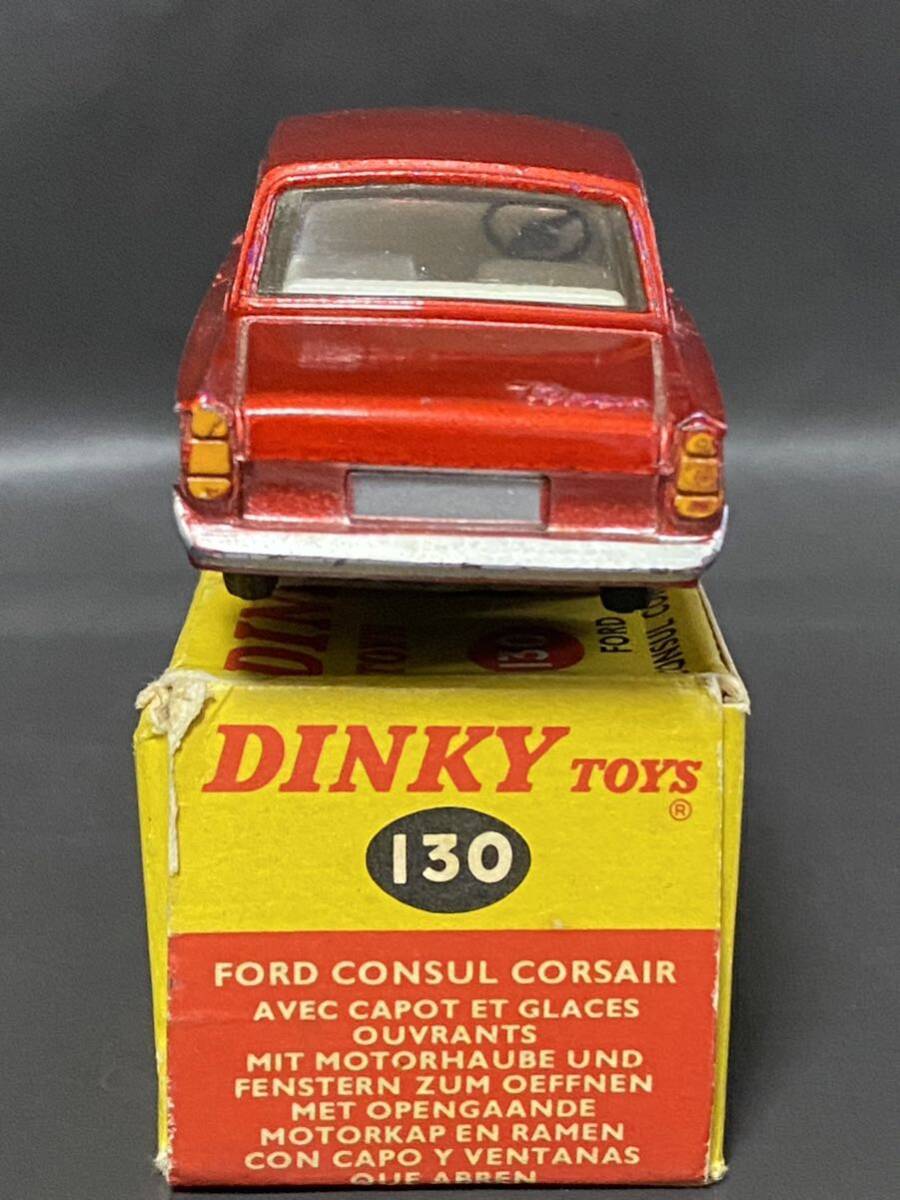 英 Dinky Toys #130 Ford Consul Corsair  ディンキー フォード コンサル コルセア ビンテージ vintage Meccano England GB UKの画像6