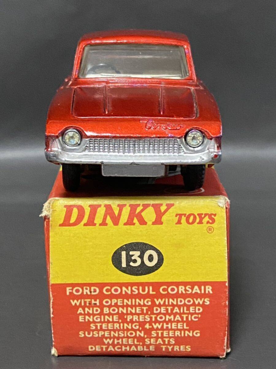 英 Dinky Toys #130 Ford Consul Corsair  ディンキー フォード コンサル コルセア ビンテージ vintage Meccano England GB UKの画像5