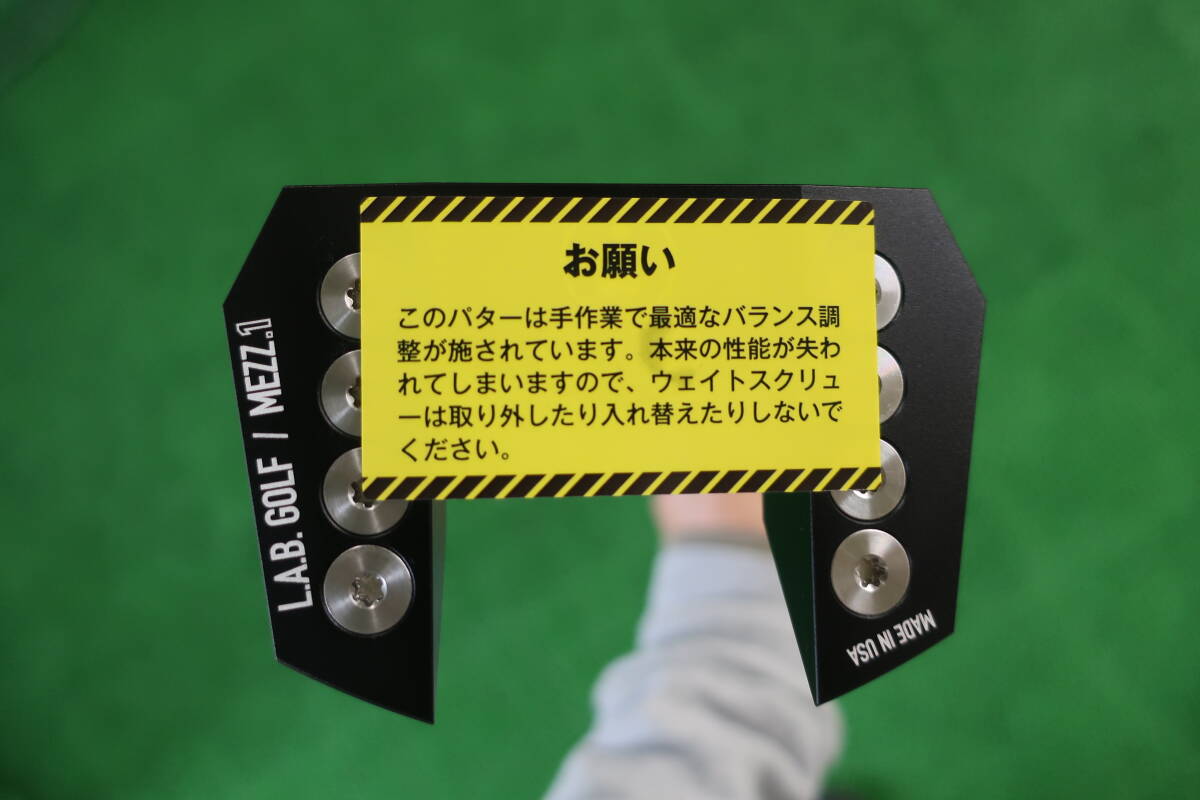 ★新品 未使用!! L.A.B.GOLF ラブ・ゴルフ MEZZ.1 メッツ.1 パター 34インチ★_画像1