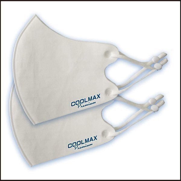 COOLMAX Premium ひんやり 夏用冷感マスク Q-MAX0.5以上 PFE99% 2枚入り 4580441787044 花粉対策 涼しい_画像7