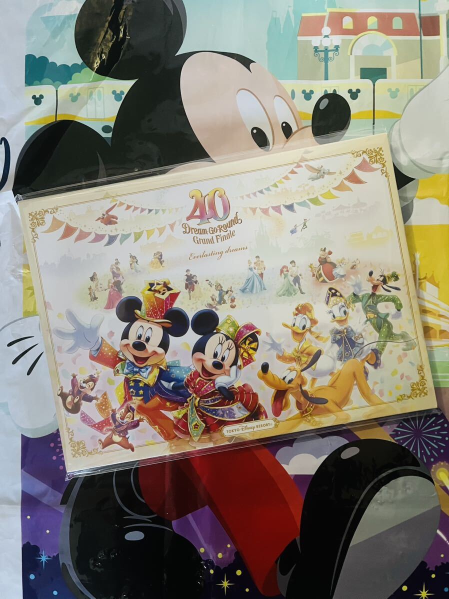 TDR　40周年　グランドフィナーレ　リゾートライン　☆　フリー切符　台紙付き　☆_画像1