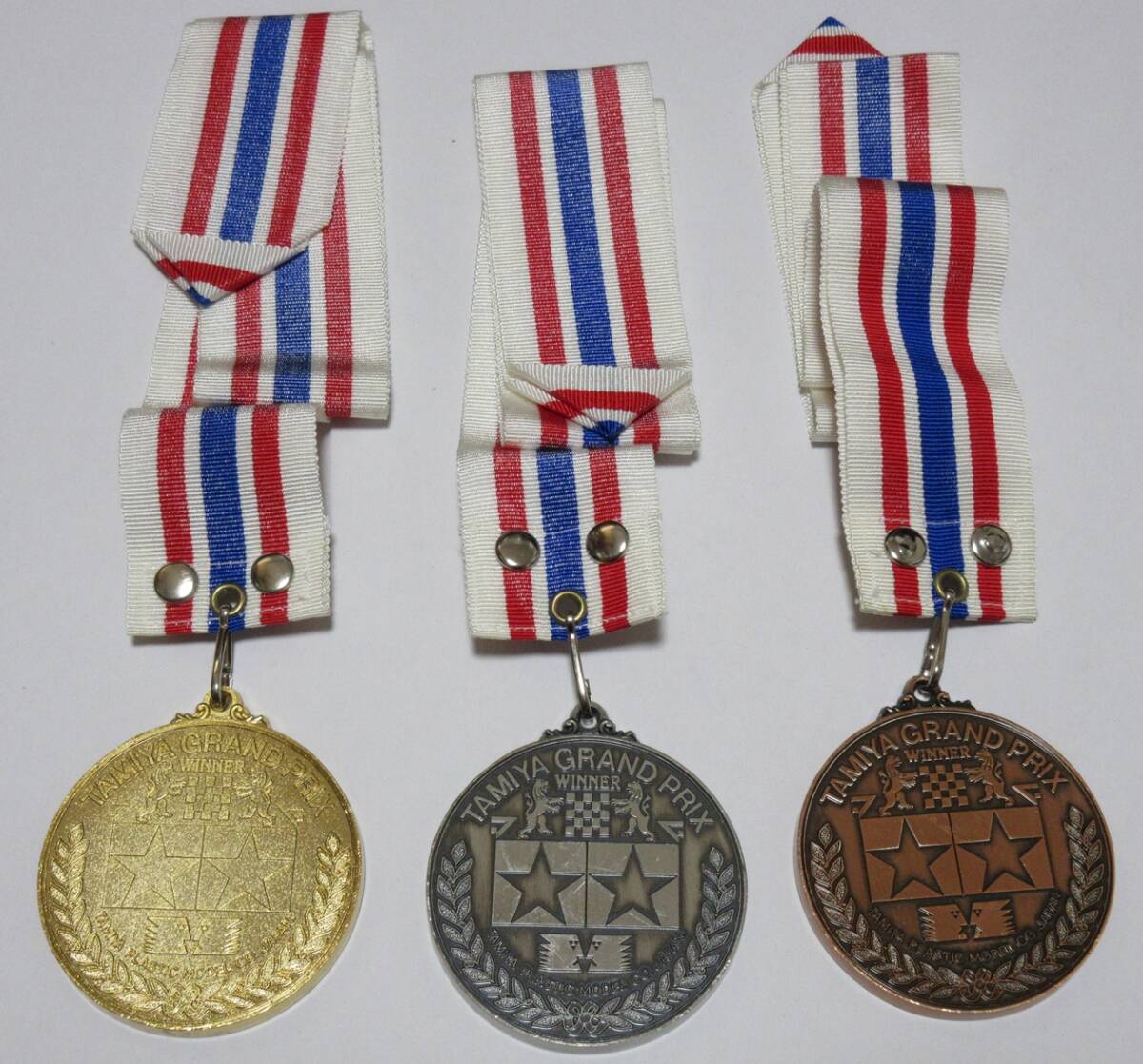タミヤ グランプリ TAMIYA GRAND PRIX WINNER メダル 金・銀・銅 3種セットの画像5