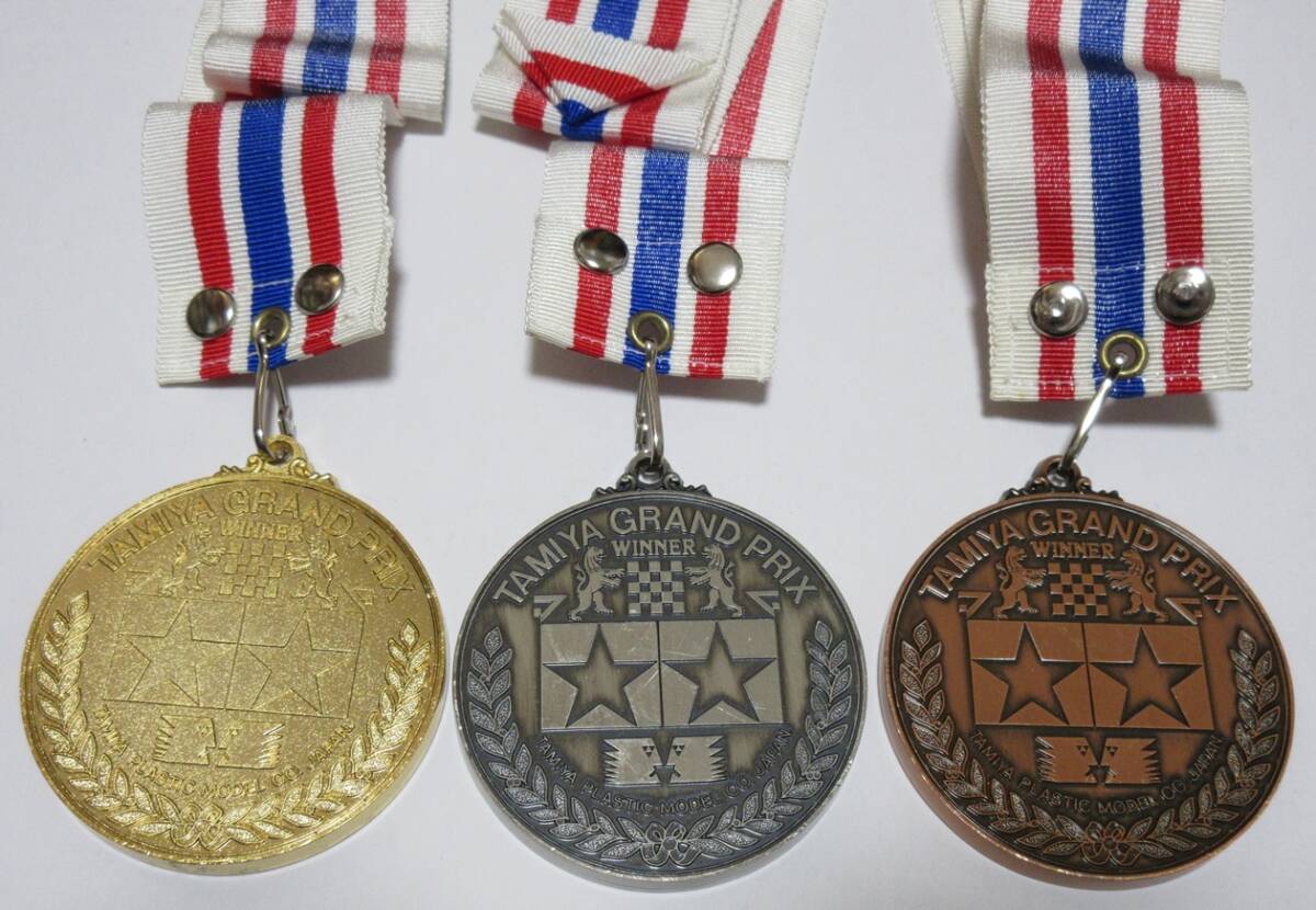 タミヤ グランプリ TAMIYA GRAND PRIX WINNER メダル 金・銀・銅 3種セットの画像7