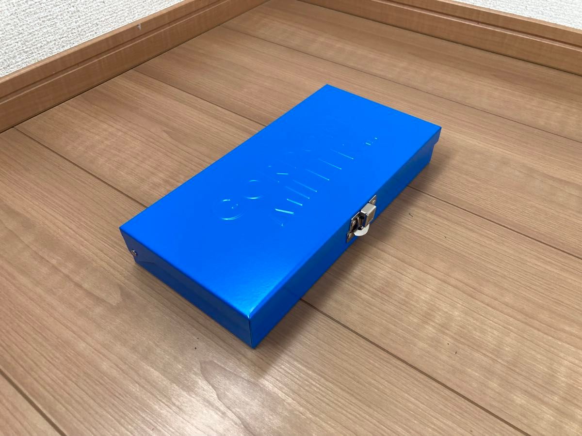 メタルケース ブルー ツールボックス