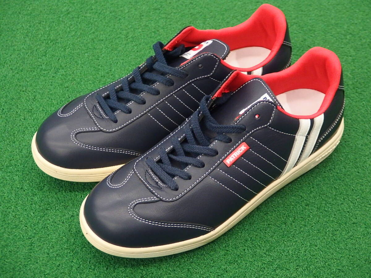 【中古】 パトリック ゴルフシューズ サイズ42 (約26.5cm) ネイビー / PATRICK MARATHON-C/L G3202