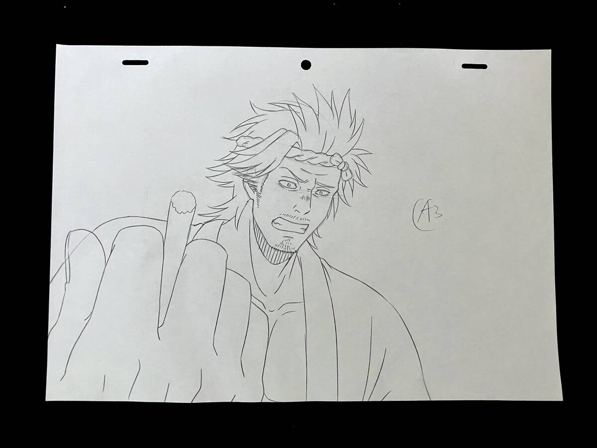 ブラッククローバー 原画 7枚 ヤミ／genga Cel セル画 の画像6