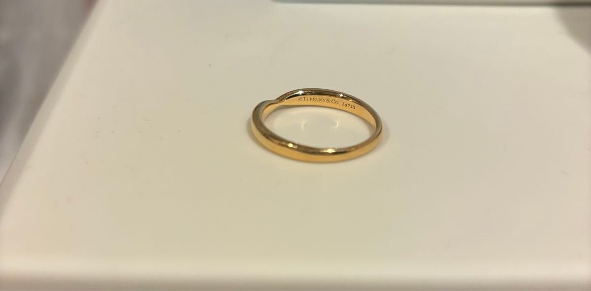 Tiffany  リング 指輪　ティファニー　ハーモニー　リング　AU750　PG　15号　3.1g　